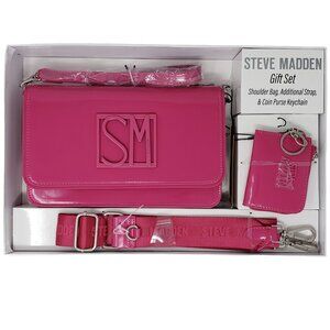 Steve Madden Gift Set  Crossbody Bag, extra Strap & Coin Purse